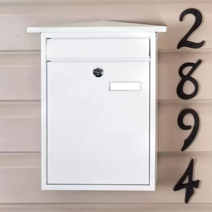 Locking wall mount mailboxes 7