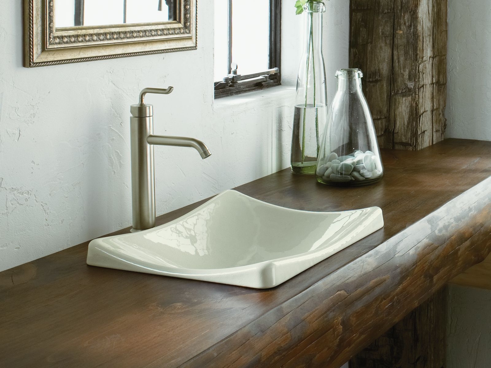 shallow bathroom pedestal sink