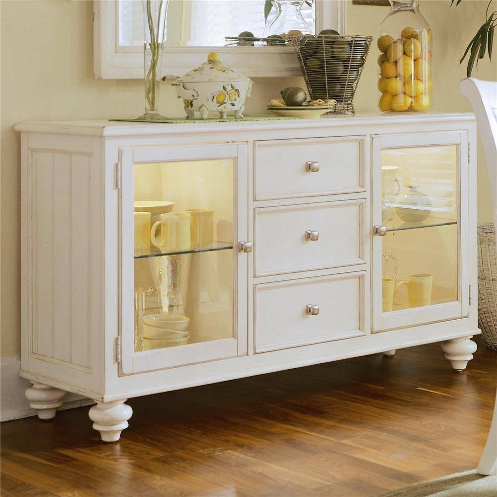 Sideboard Buffet With Glass Doors