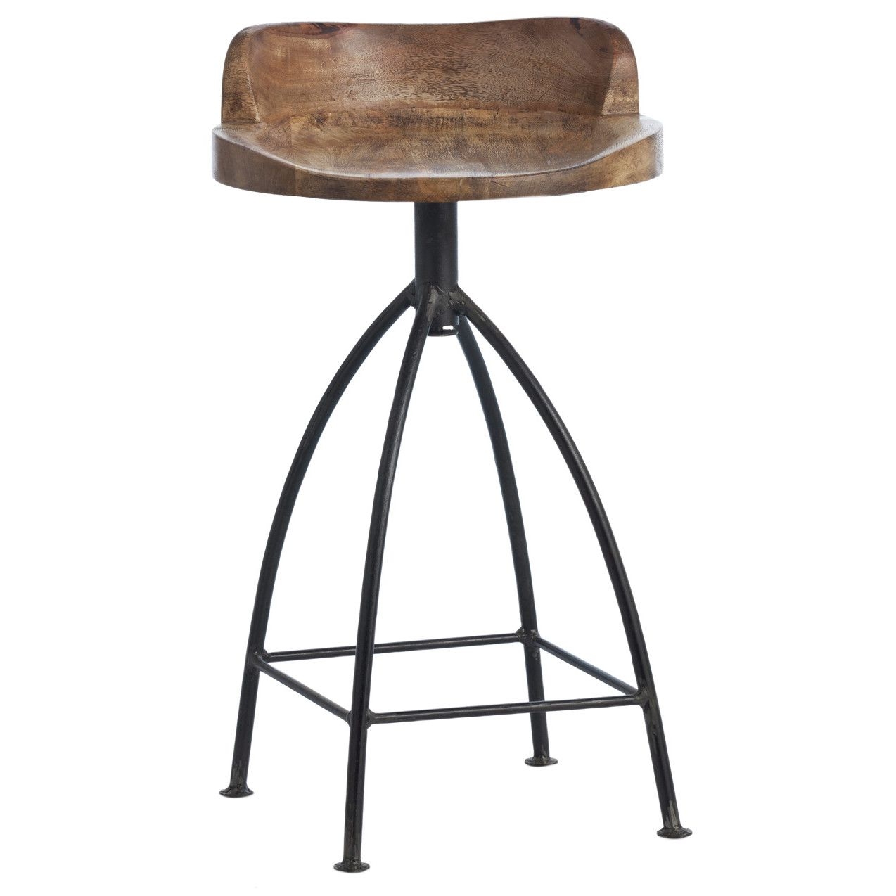 Solid wood swivel bar stools 11