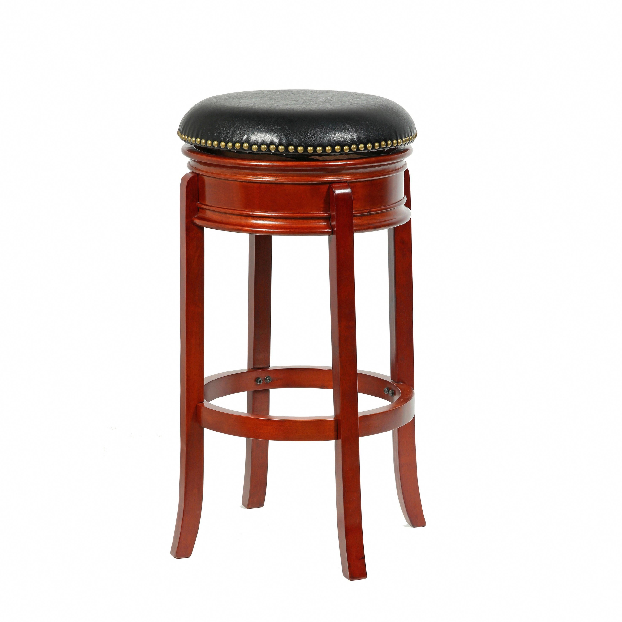 Solid wood swivel bar stools 3