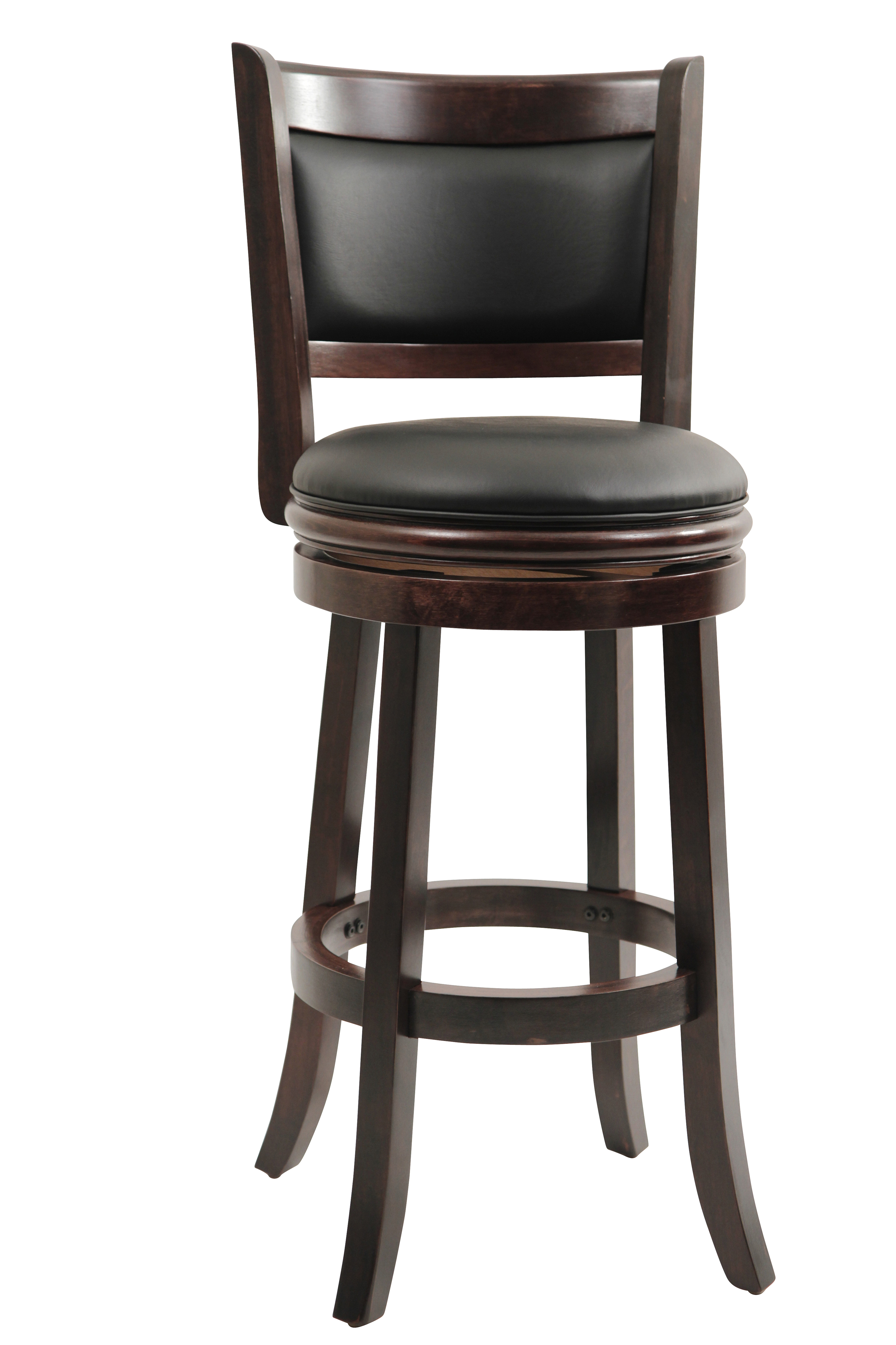 Solid wood swivel bar stools 5