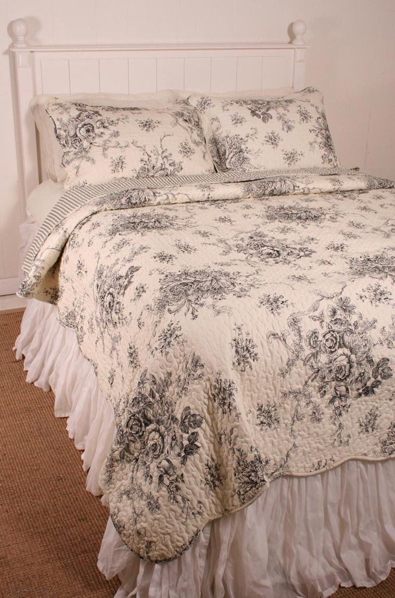 Toile bedspreads
