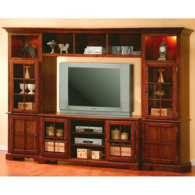 Traditional entertainment wall units 27