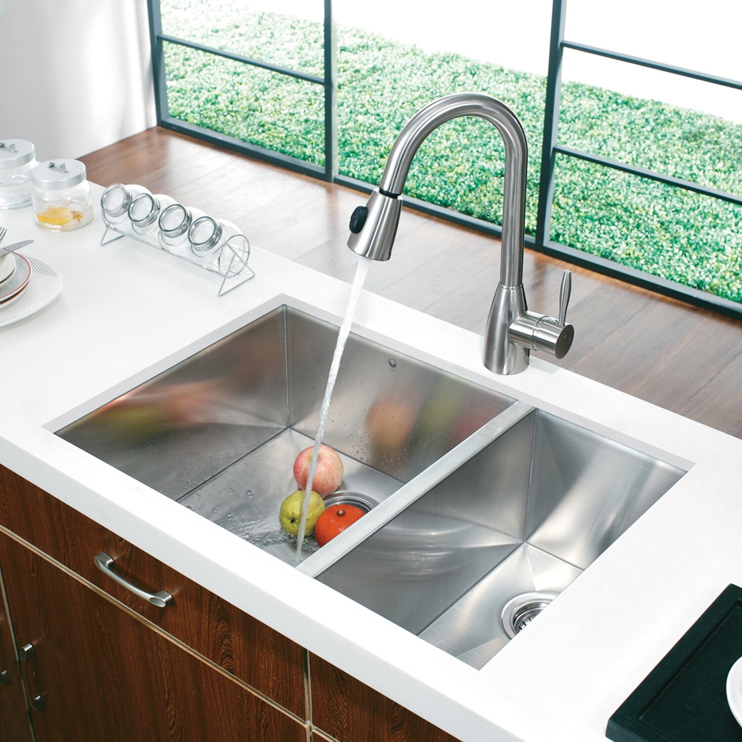 Biggest Sink for a Corner Sink Base Cabinet – Corner Kitchen Sink —  DirectSinks