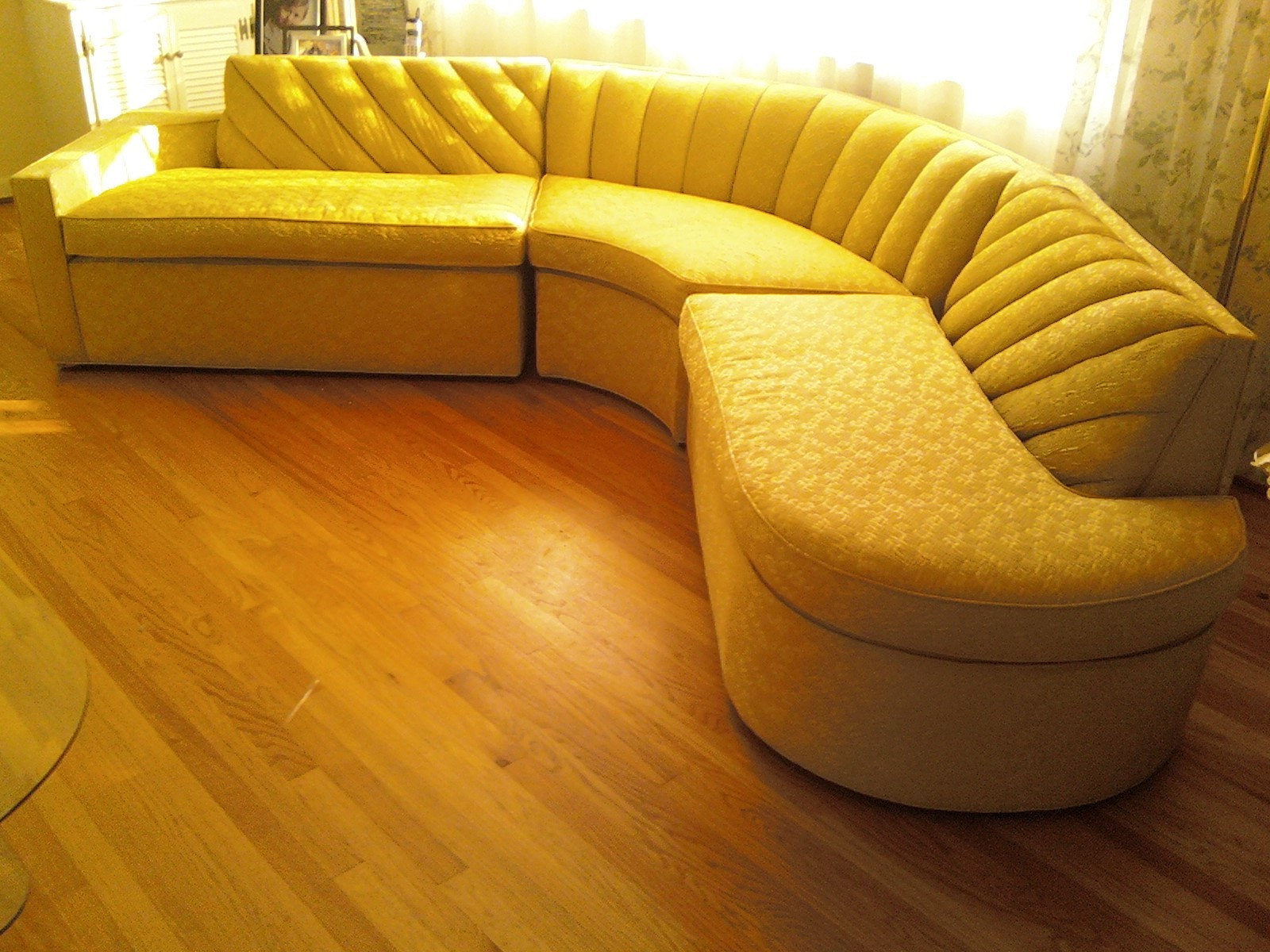 Vintage mid century sectional sofa large like new 2 800
