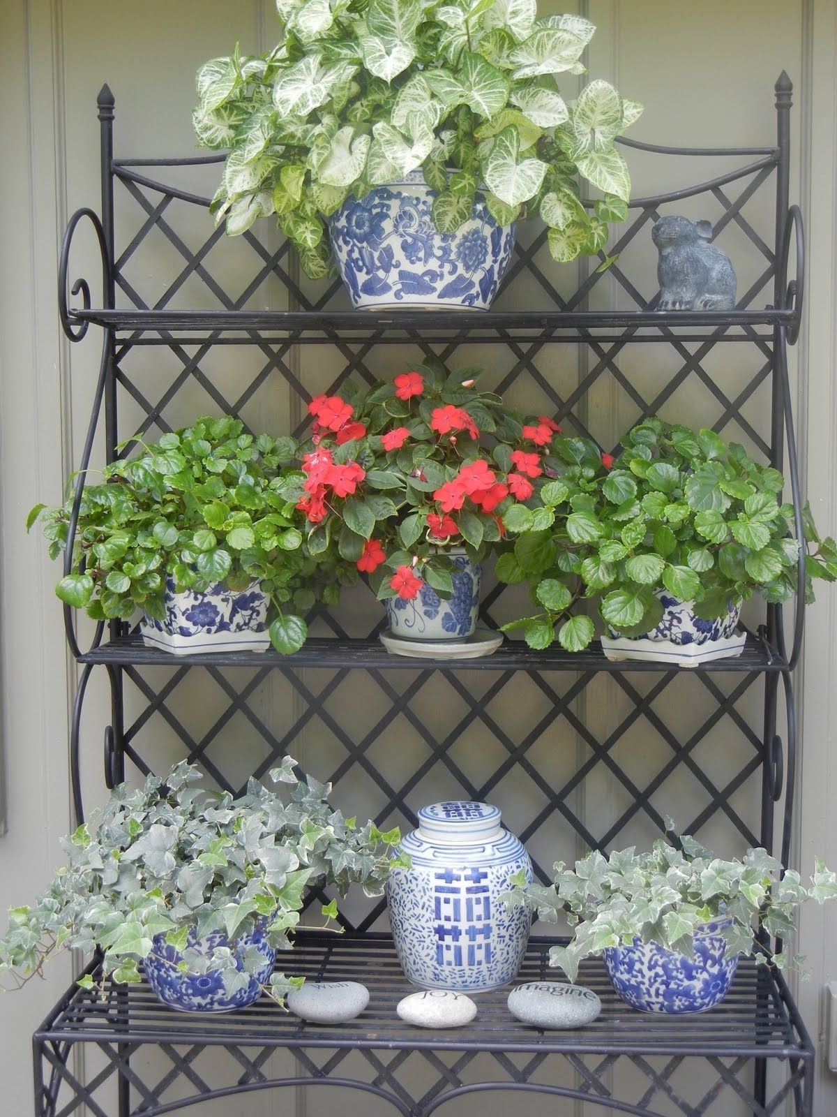 forged iron bath rack