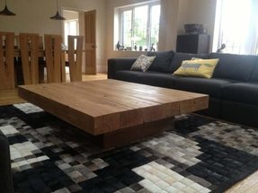 Large Square Wood Coffee Table - Foter