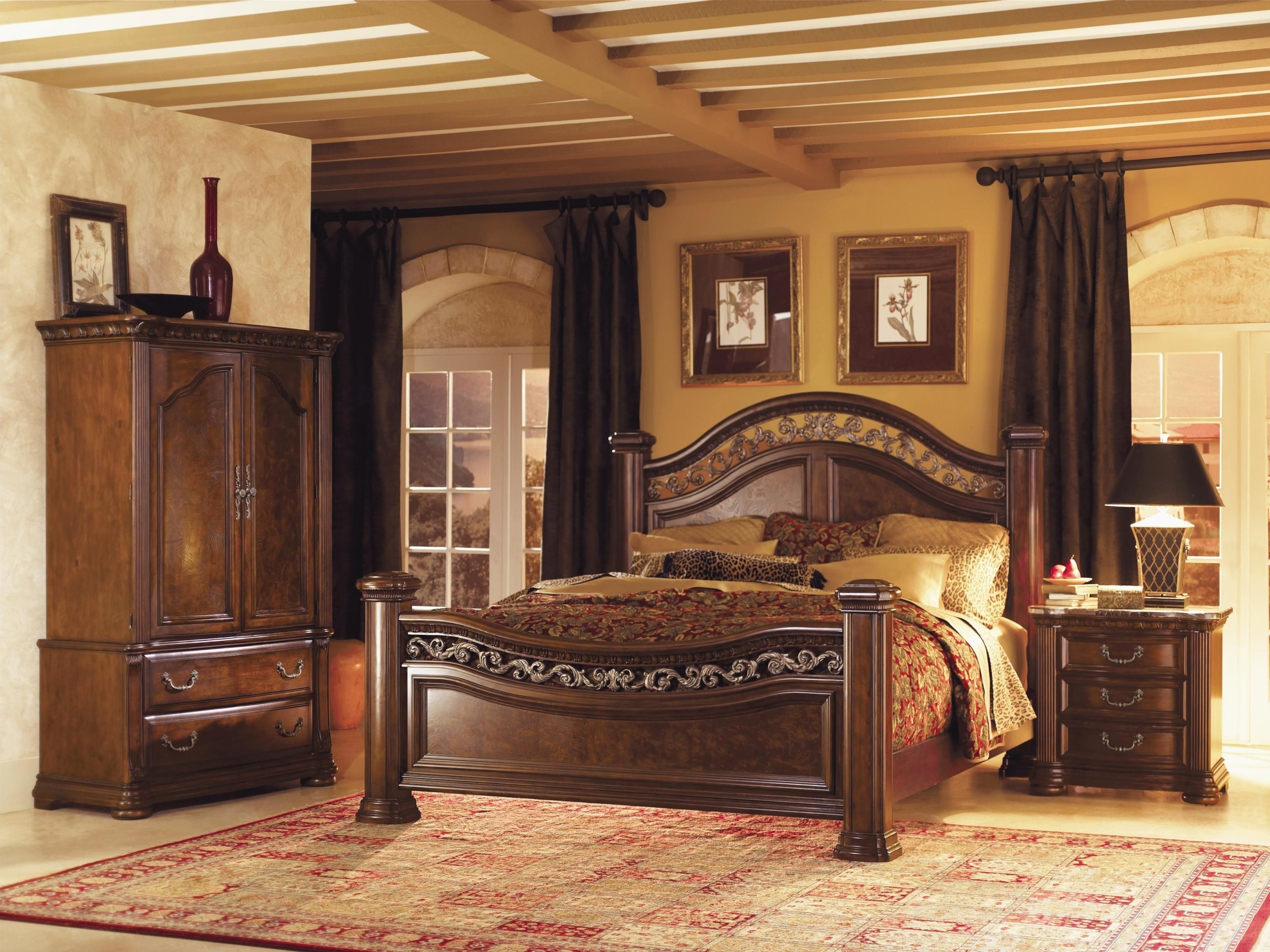 Wood And Wrought Iron Bedroom Sets - Ideas on Foter