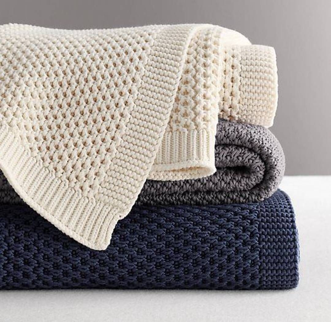 Cotton Knit Blanket Ideas on Foter