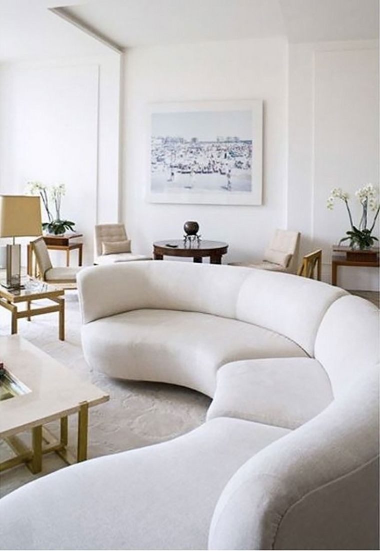 Curved Couch Sofa 2 