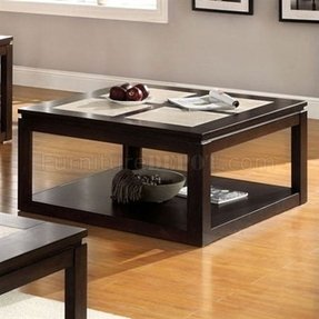 Dark Wood Square Coffee Table - Foter