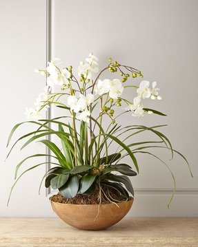 Artificial Orchid Arrangement - Foter