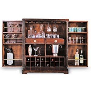 Fold out bar cabinet 11