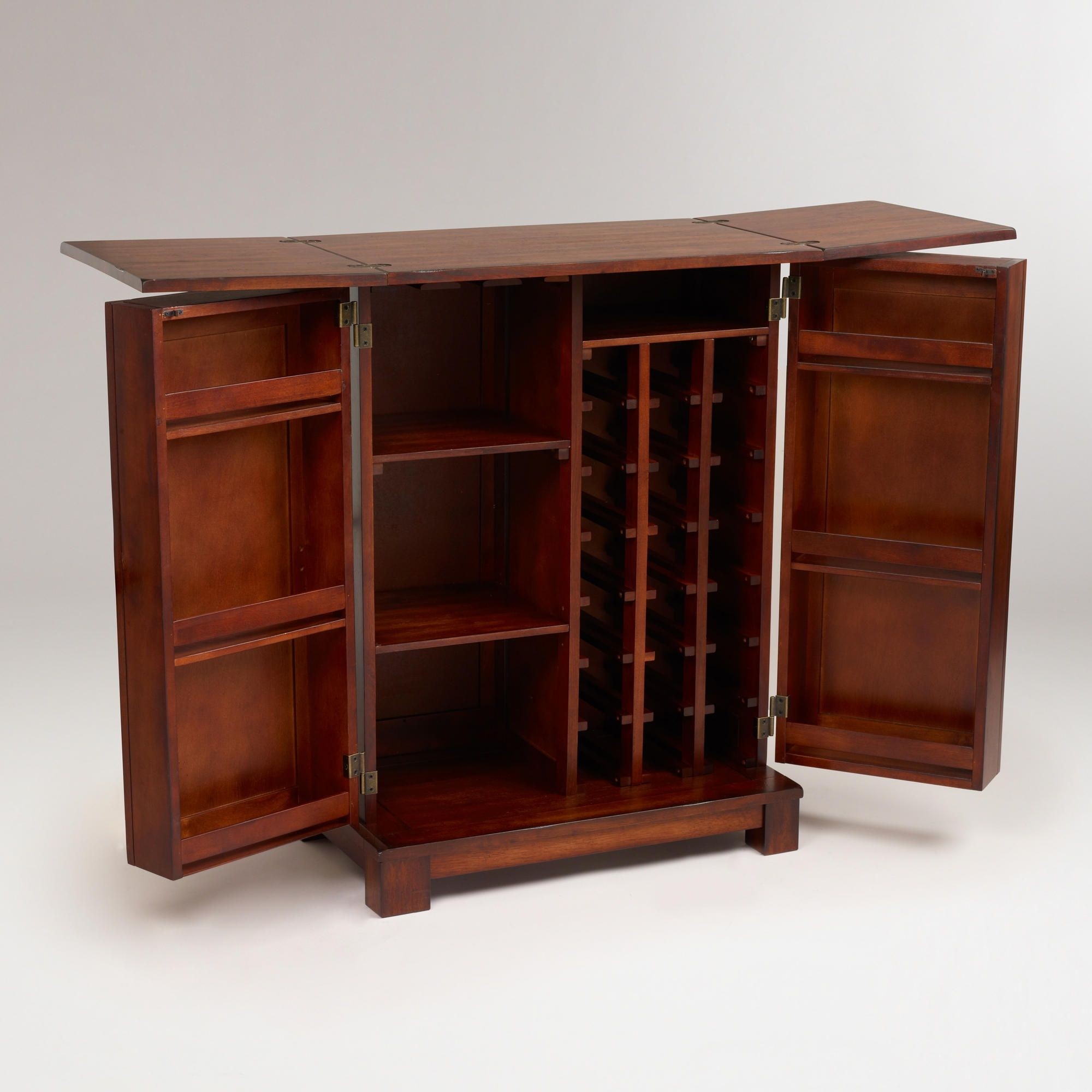 Fold out bar cabinet 23