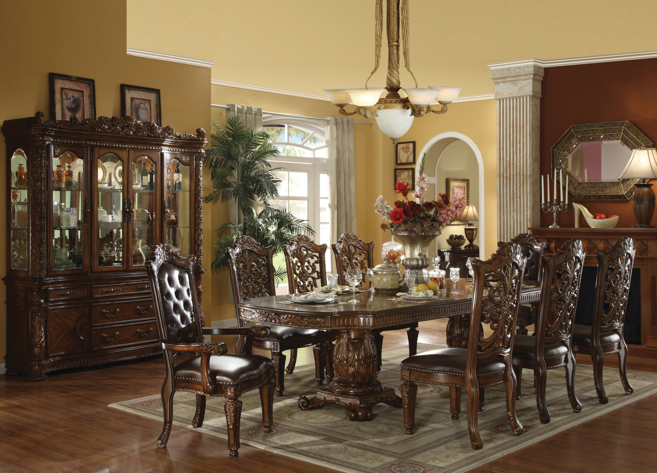 Formal cherry dining room sets