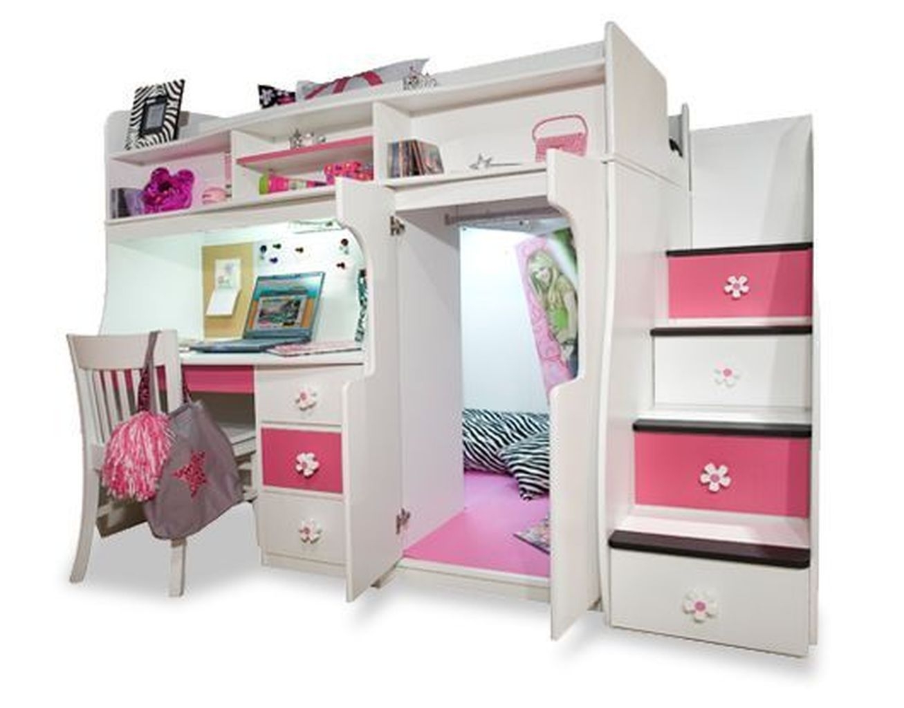 desk beds for girls