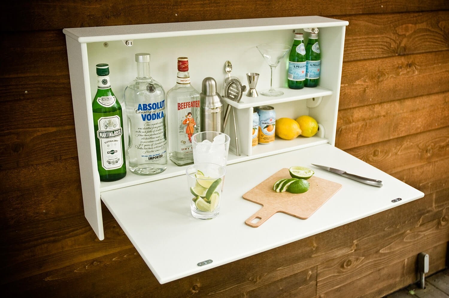 How to make a fold-out mini bar