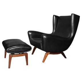 Small Leather Chairs With Ottomans Ideas On Foter