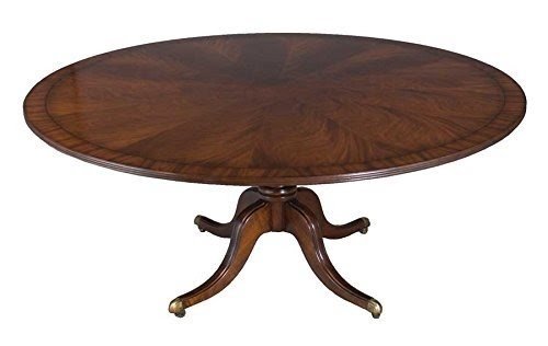 Large Round Pedestal Dining Table