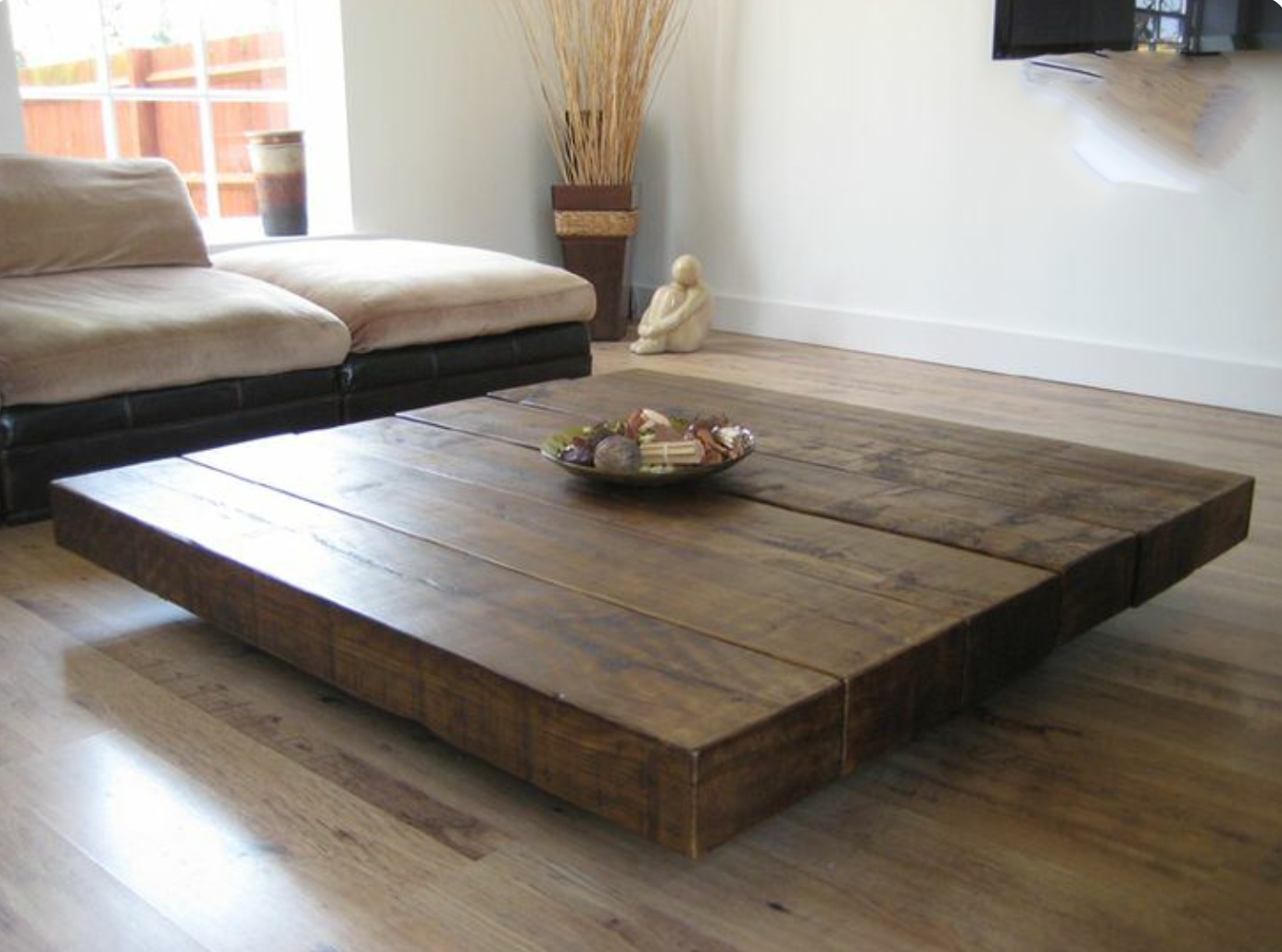 Large square coffee table 18