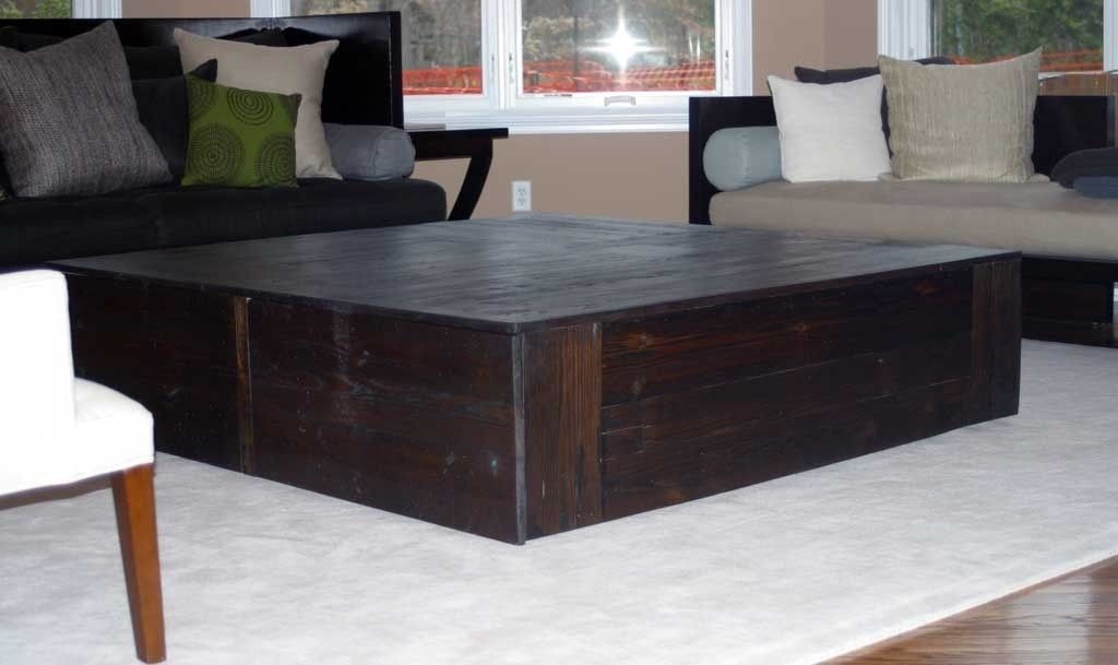 Large square coffee table 2