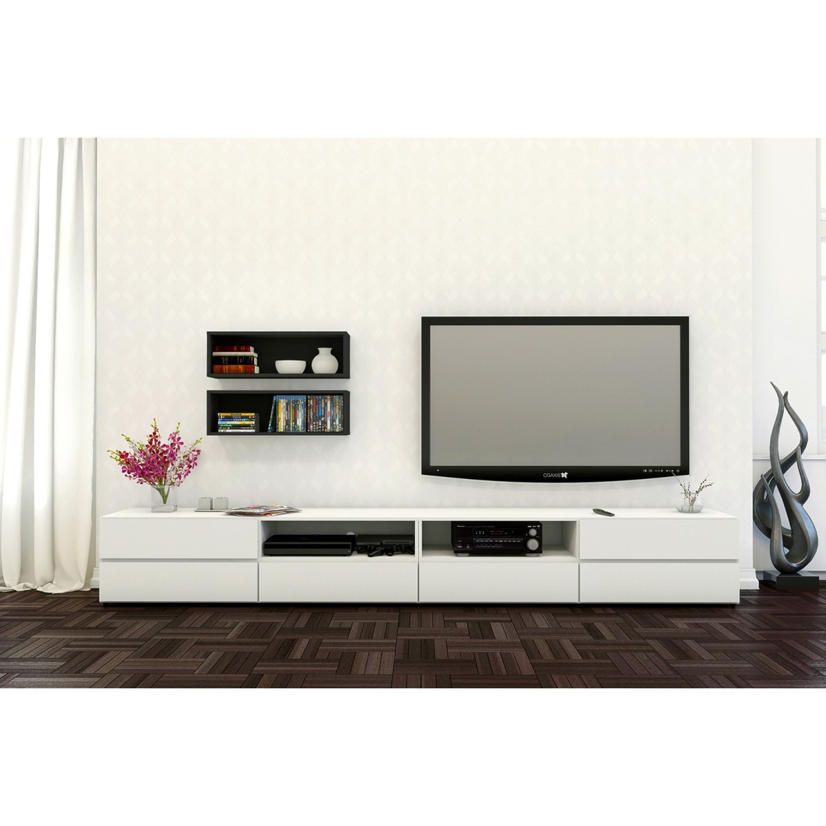 White Tv Unit - Ideas On Foter