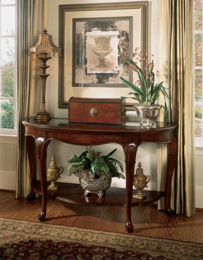 Queen anne console table 22