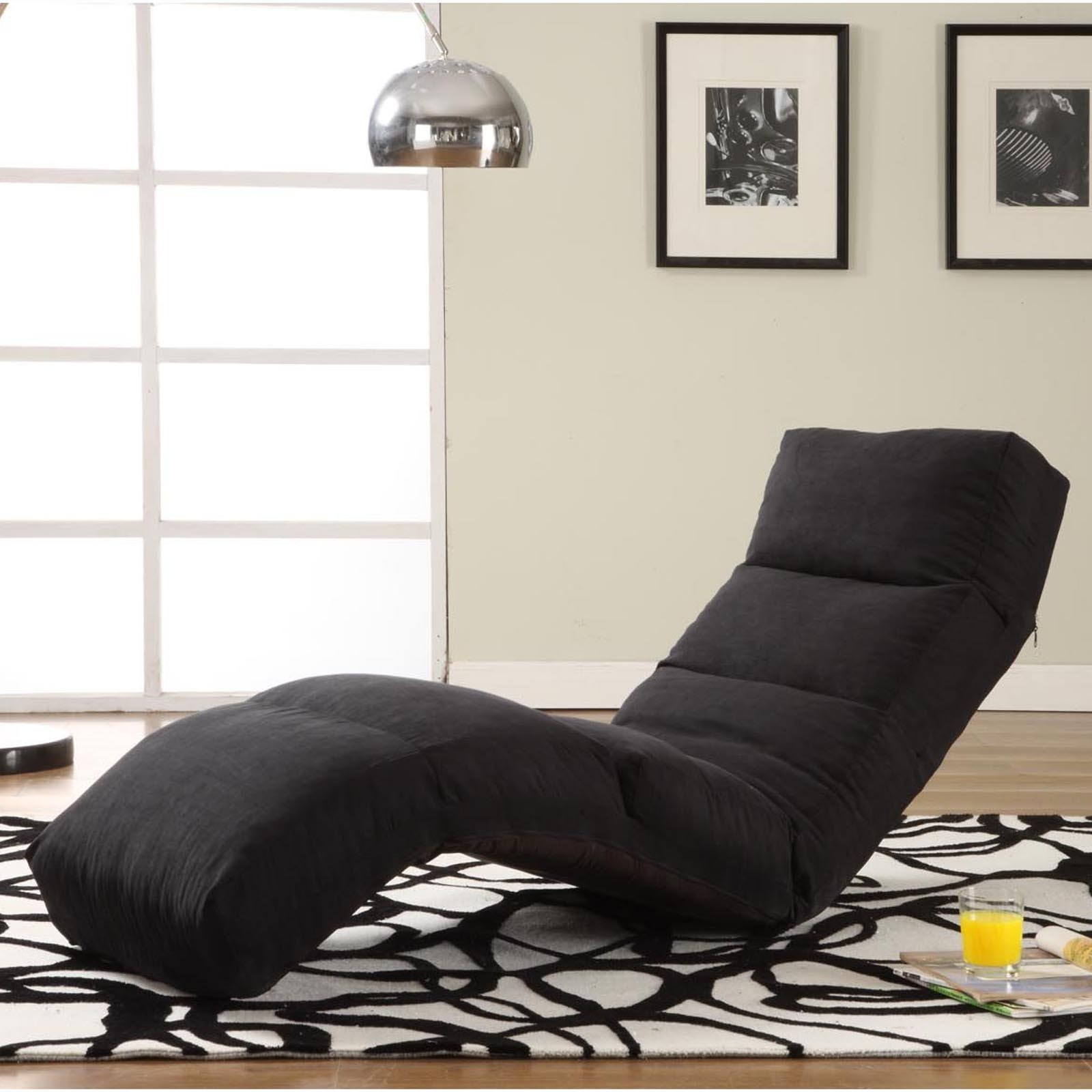 Reclining chaise lounge indoor