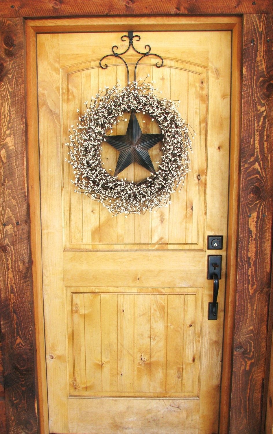 Rustic barn star wreath large wreath