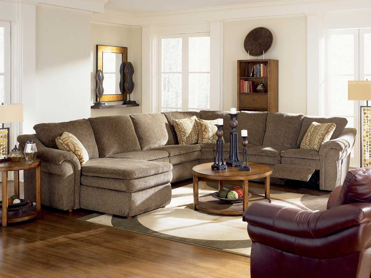 Small reclining sectional