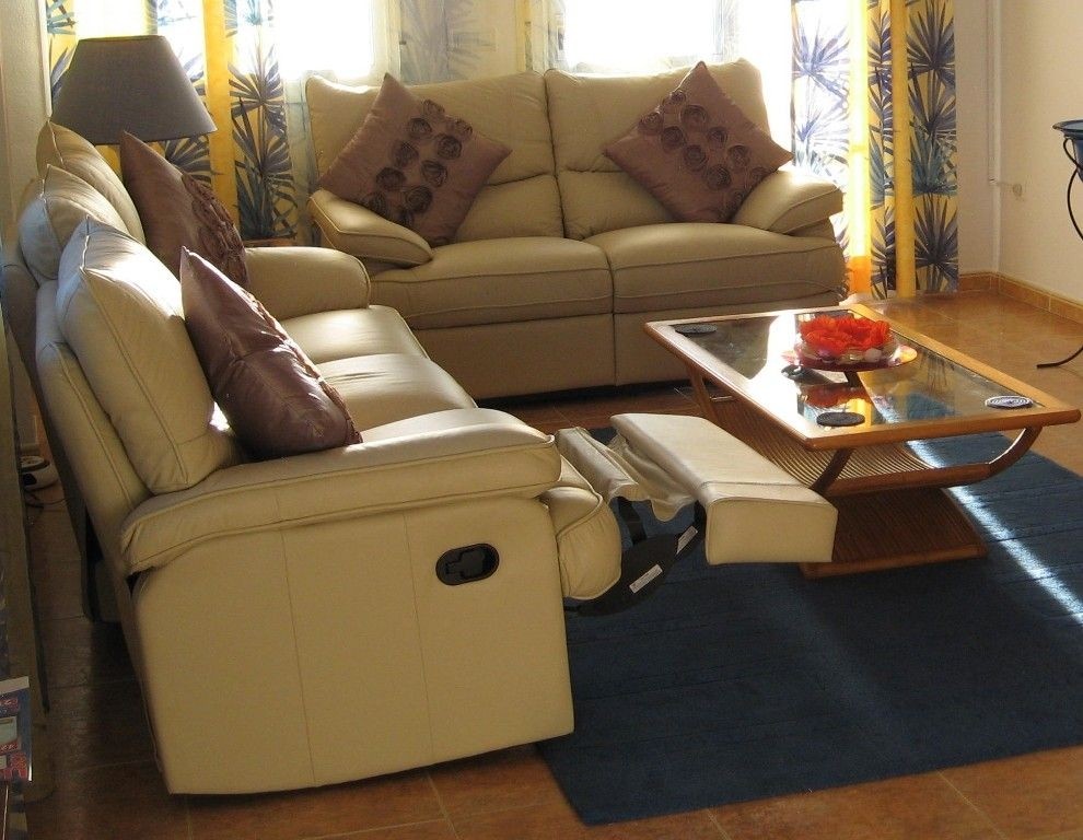 small reclining sofa