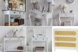 Narrow Console Table With Drawers - Foter