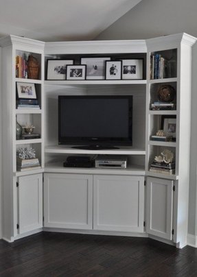 White Corner Tv Cabinet - Foter