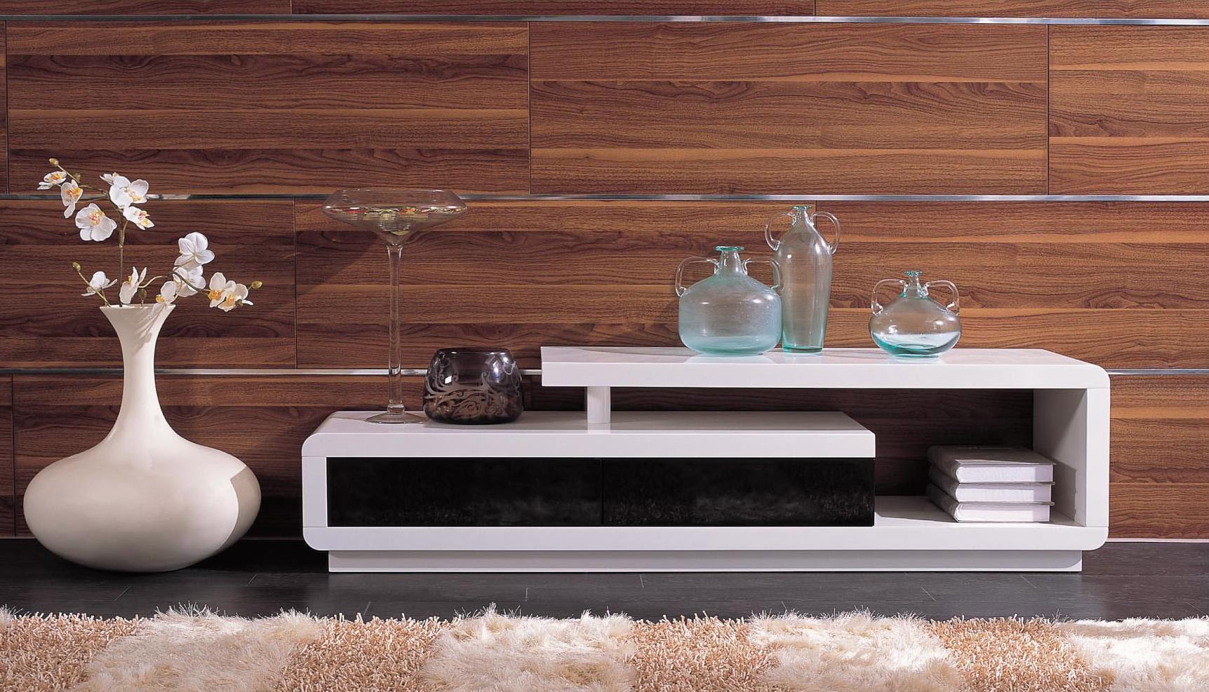 White Modern TV Stand Ideas On Foter   White Tv Stand Modern 