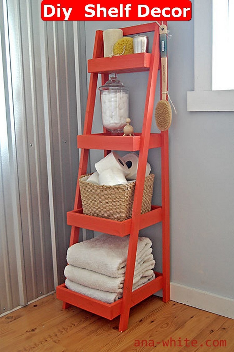 bathroom freestanding shelves