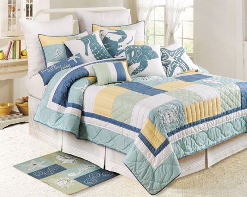 Beach themed comforter sets