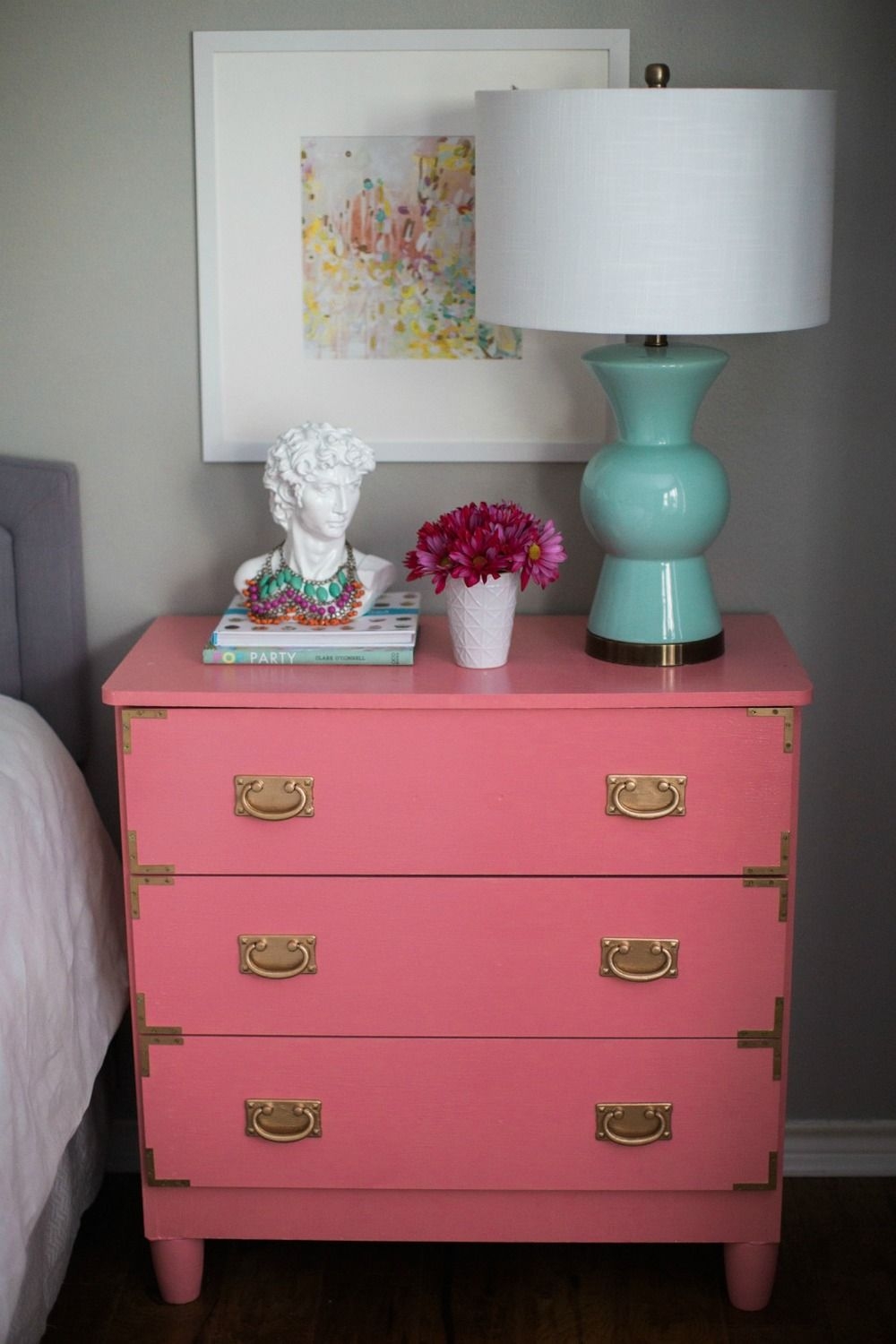 Bedroom styling ideas small dresser as bedside table for more