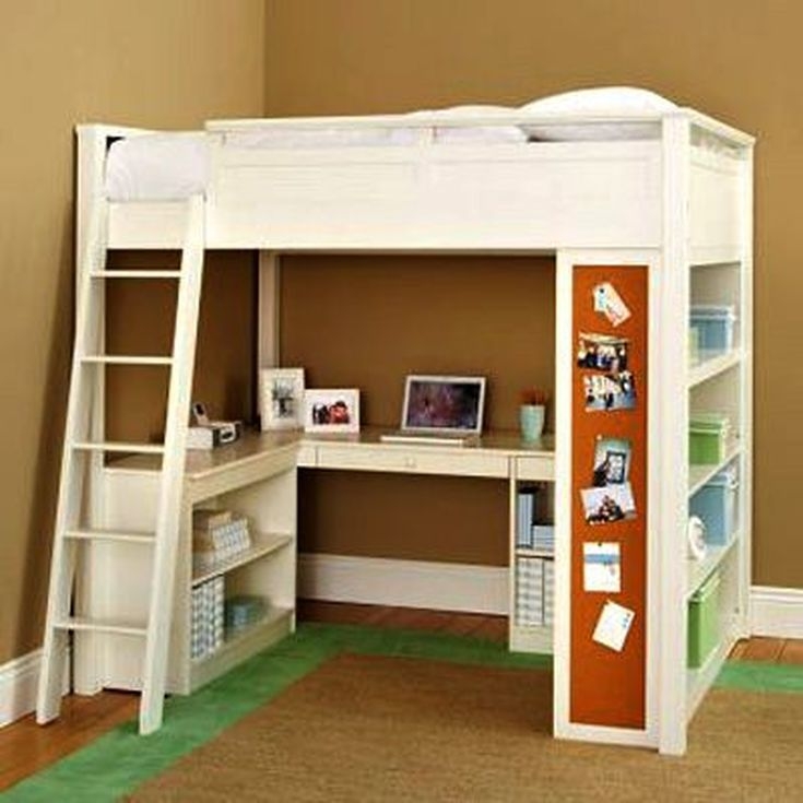 bunk bed with play area