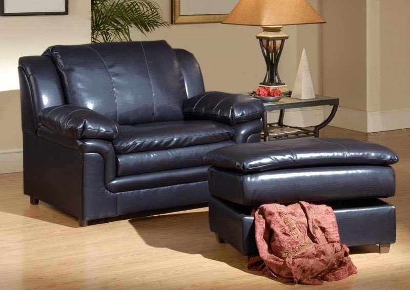 Oversized black leather chair new arrivals