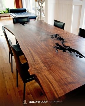 round wooden table ideas