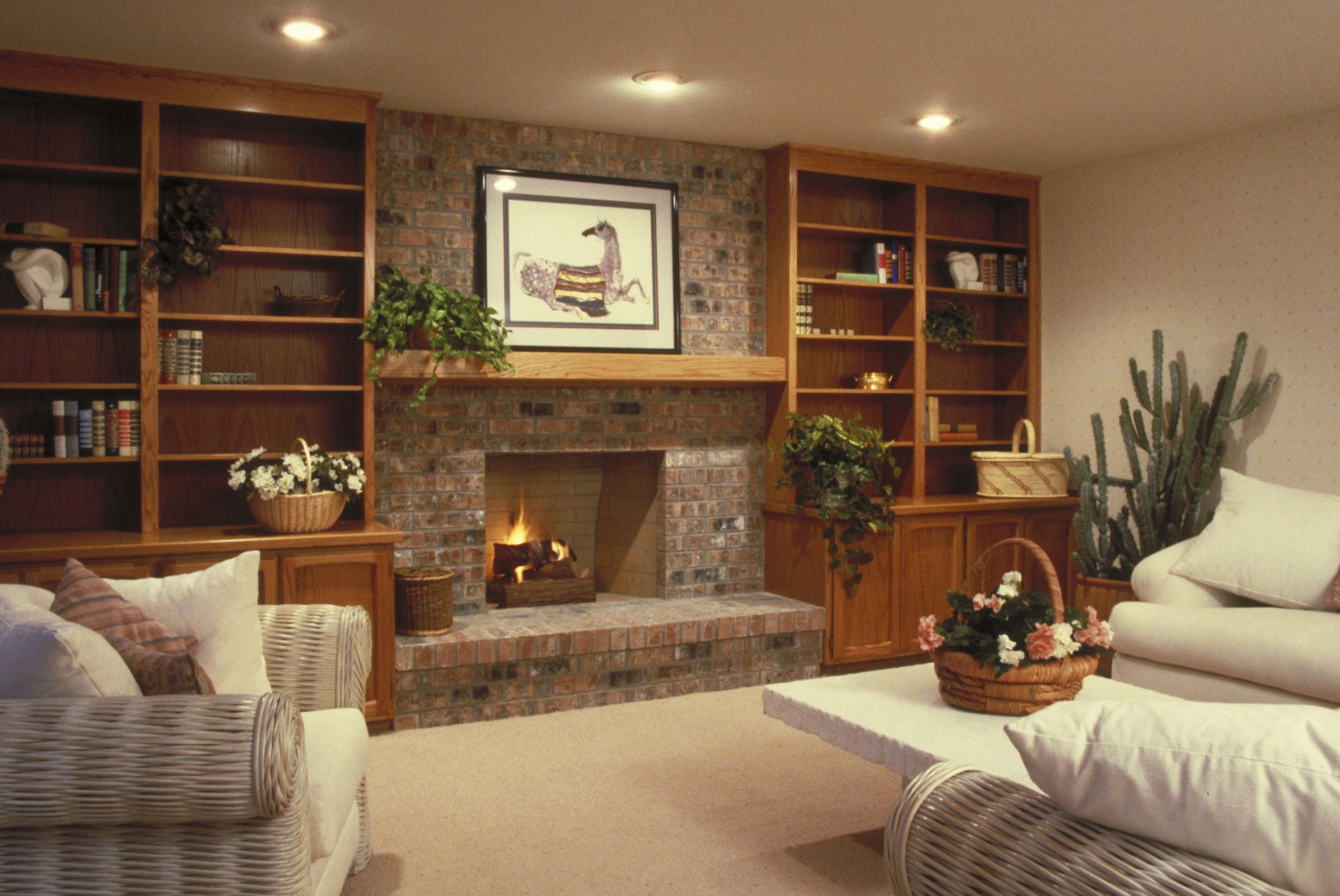 Electric Fireplace With Bookshelves - Ideas on Foter