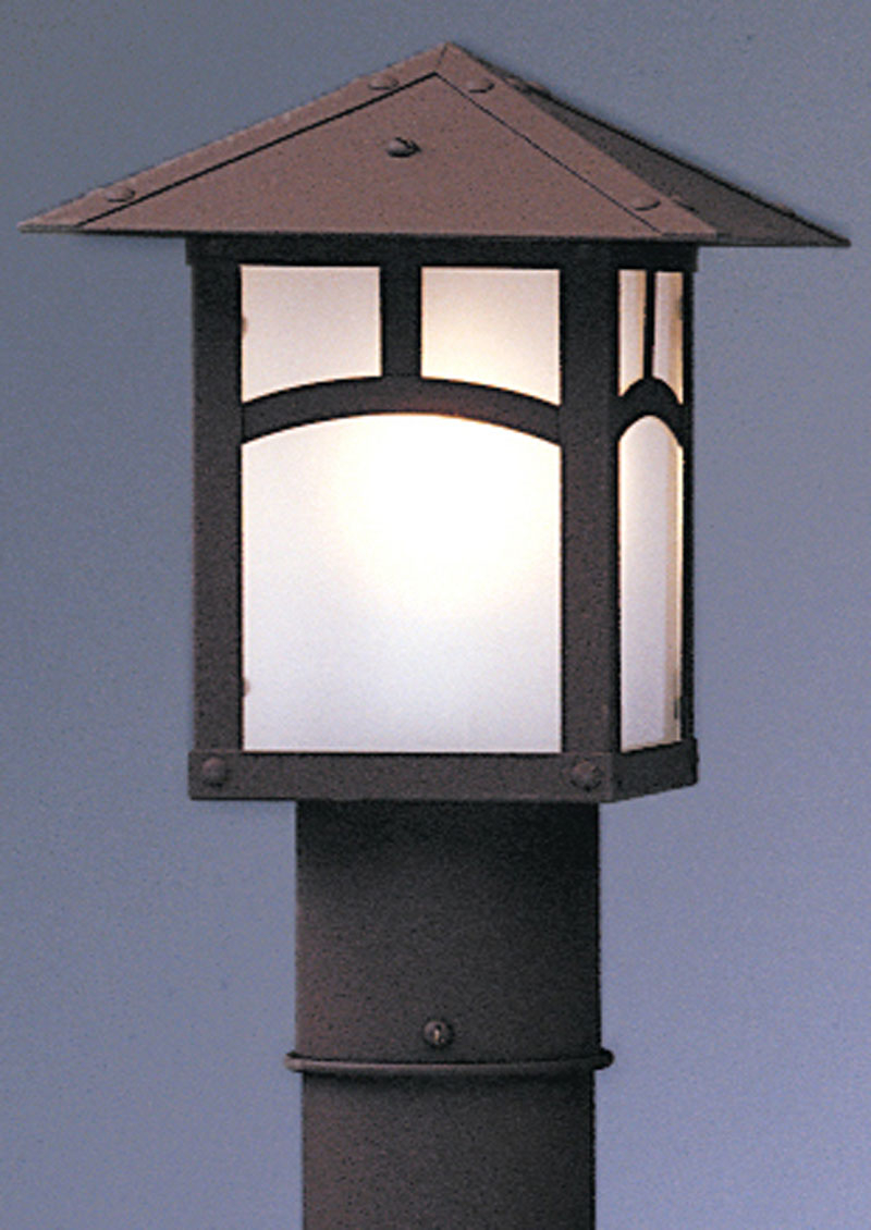 Evergreen 1 Light 7" Outdoor Post Lantern