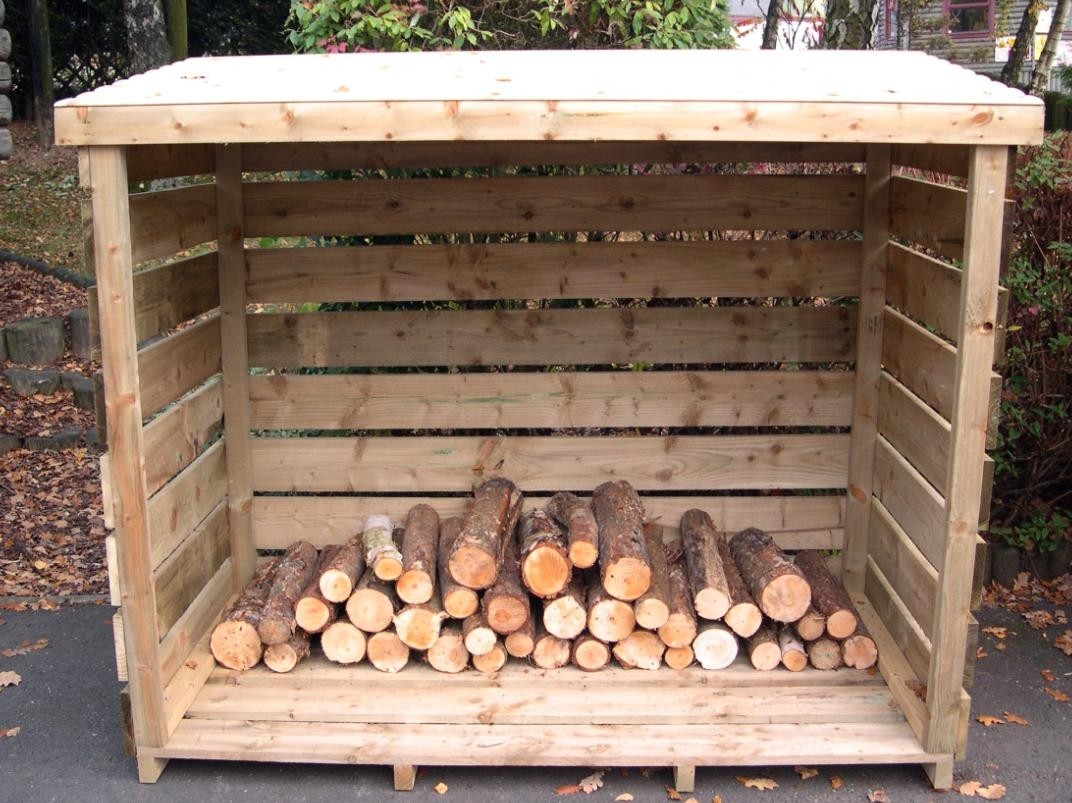 Firewood storage box plans