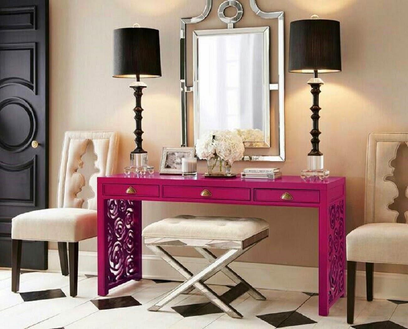 Hot pink bedroom ideas