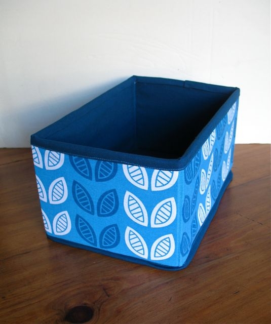How to decorate cardboard storage boxes