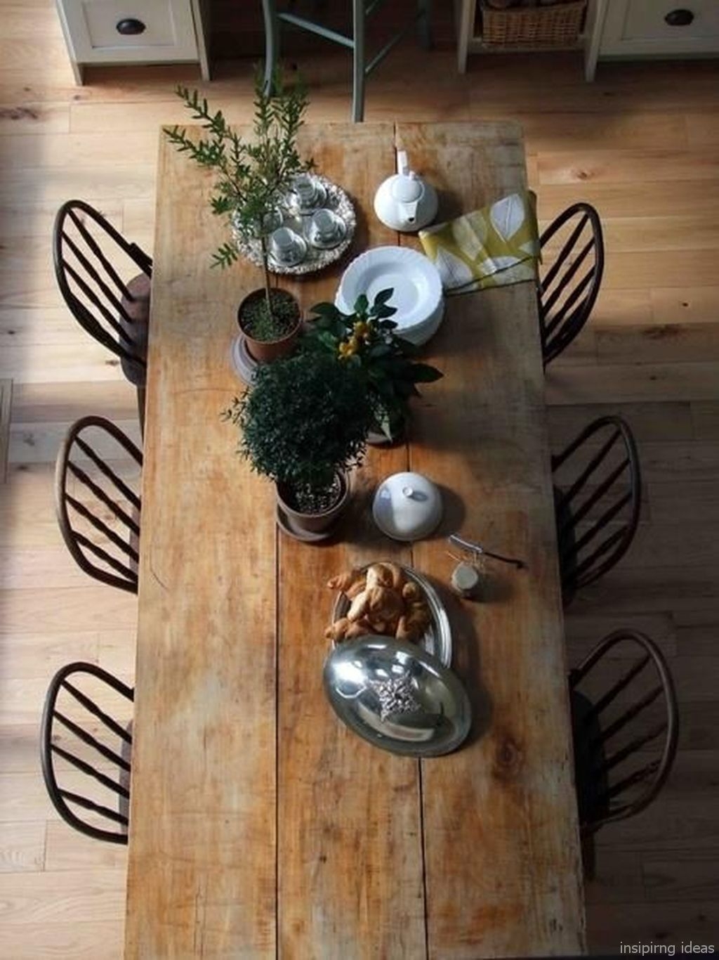 Industrial style dining table 6