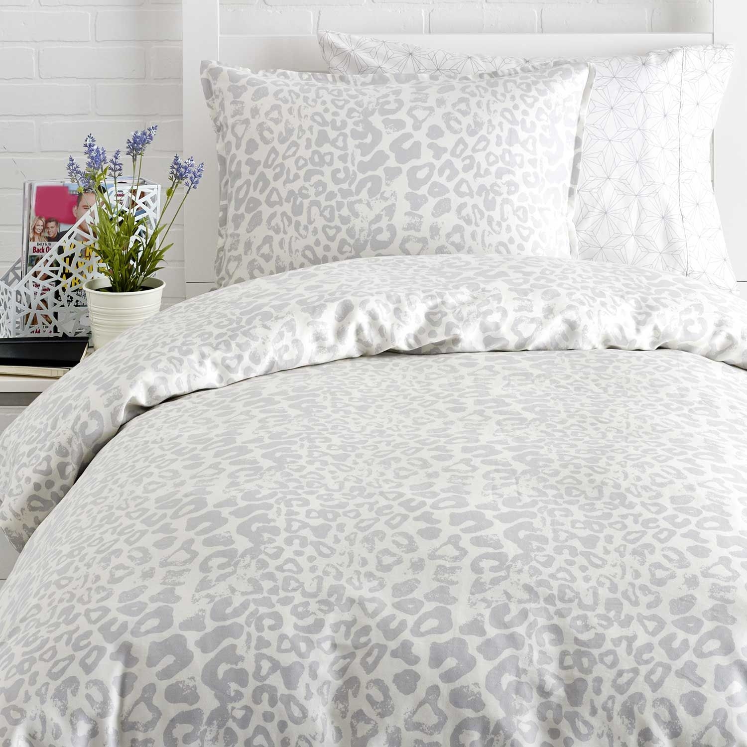Leopard print comforter