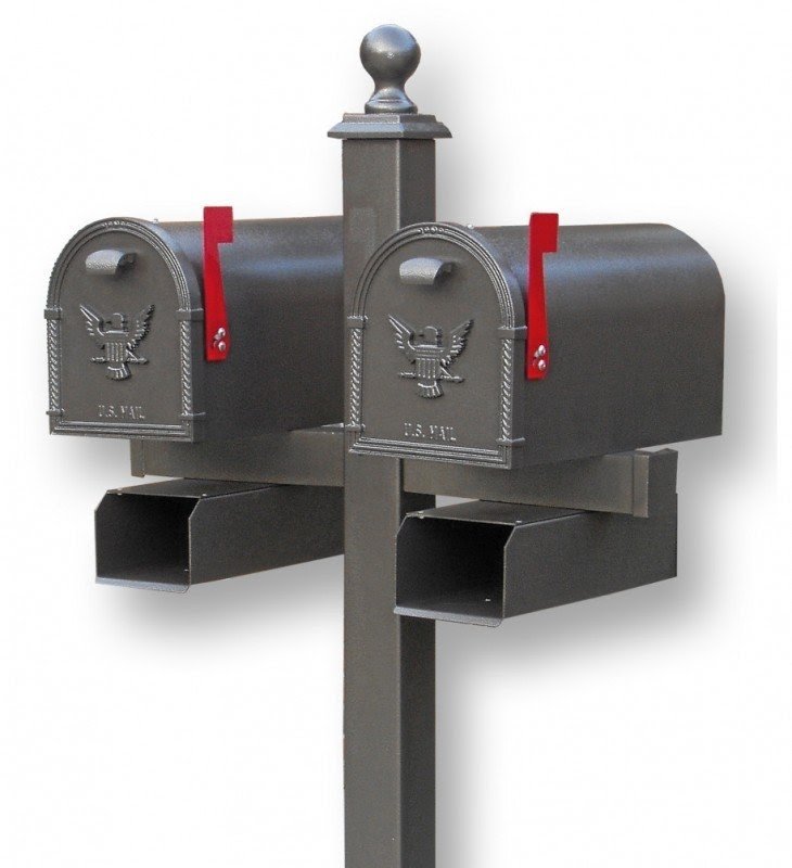 Medium Belmont Post Mounted Mailbox