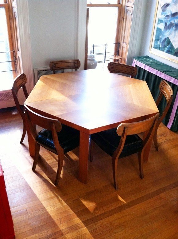Octagon dining table